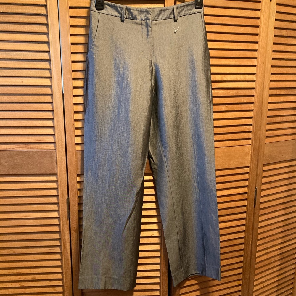 Bebe Grey Shimmering Dress Pants